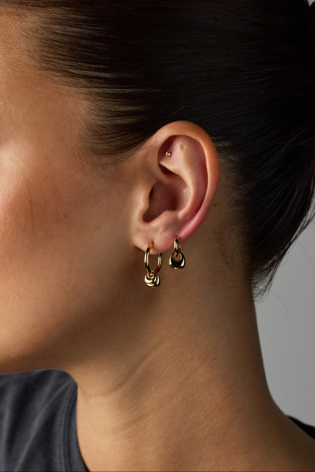 Zafino Sadie Large Earring - Gold (view 2)