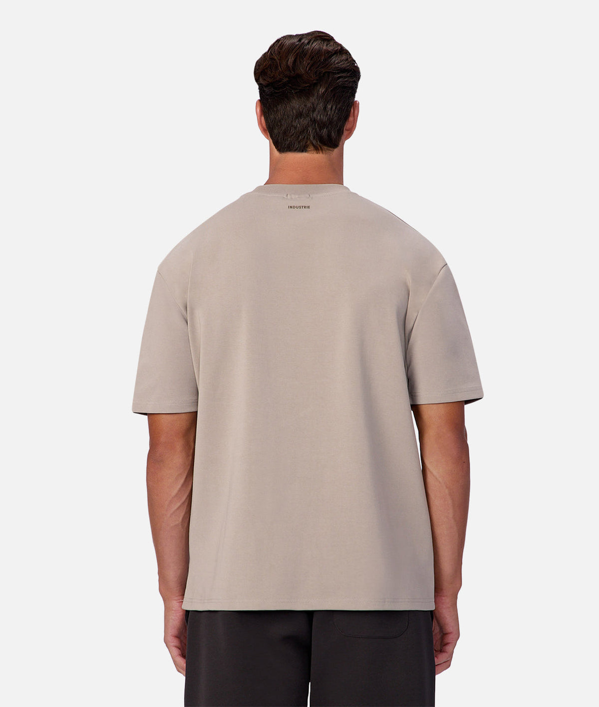 Industrie Newport Tee in Rhino - side