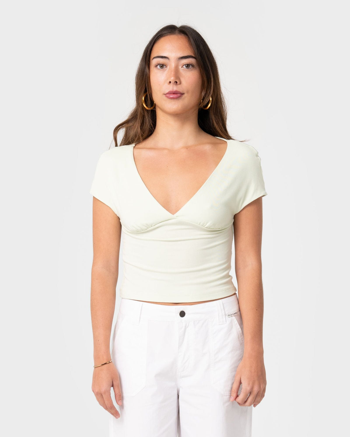 Rusty Christina Jersey Top in mint