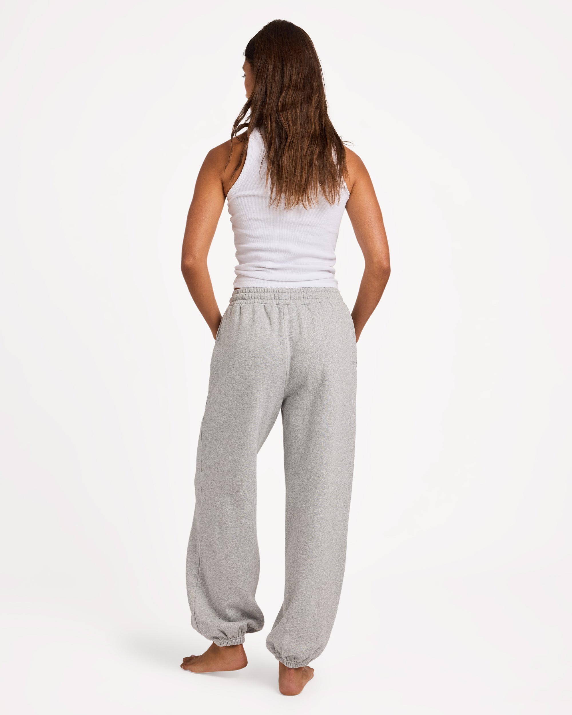 Roxy Dreamy Days Trackie Pant Grey Marle - back view