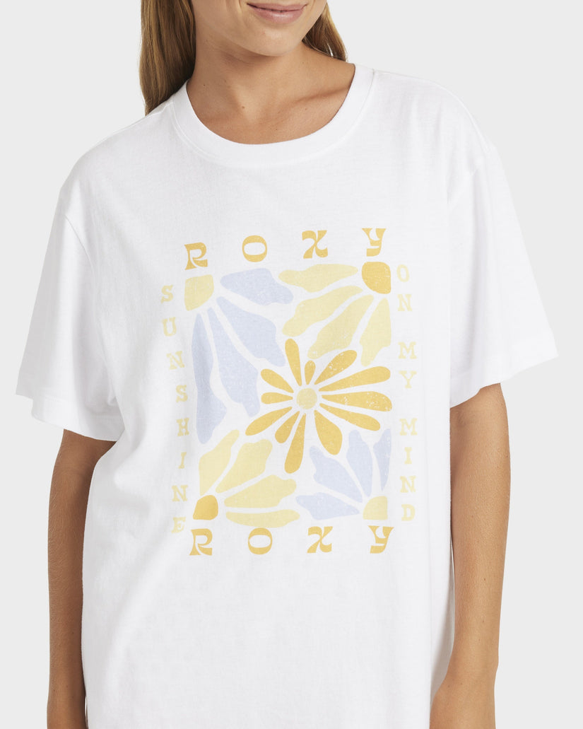 Daisy Days Tee - White