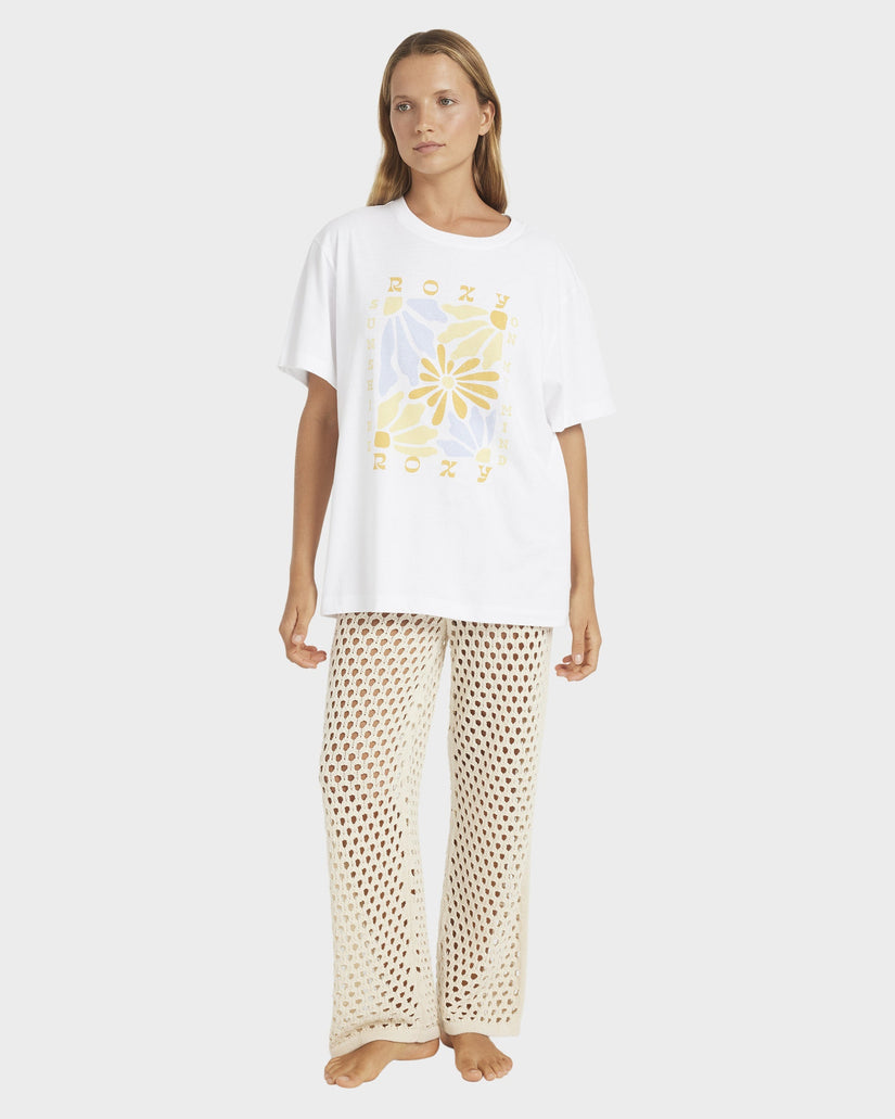 Daisy Days Tee - White
