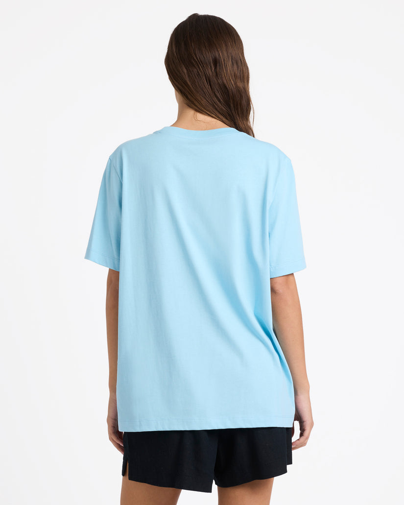 Roxy Sweet Life T-Shirt - Sky Blue (view 4)