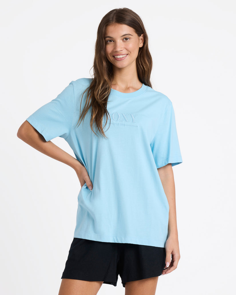 Roxy Sweet Life T-Shirt - Sky Blue