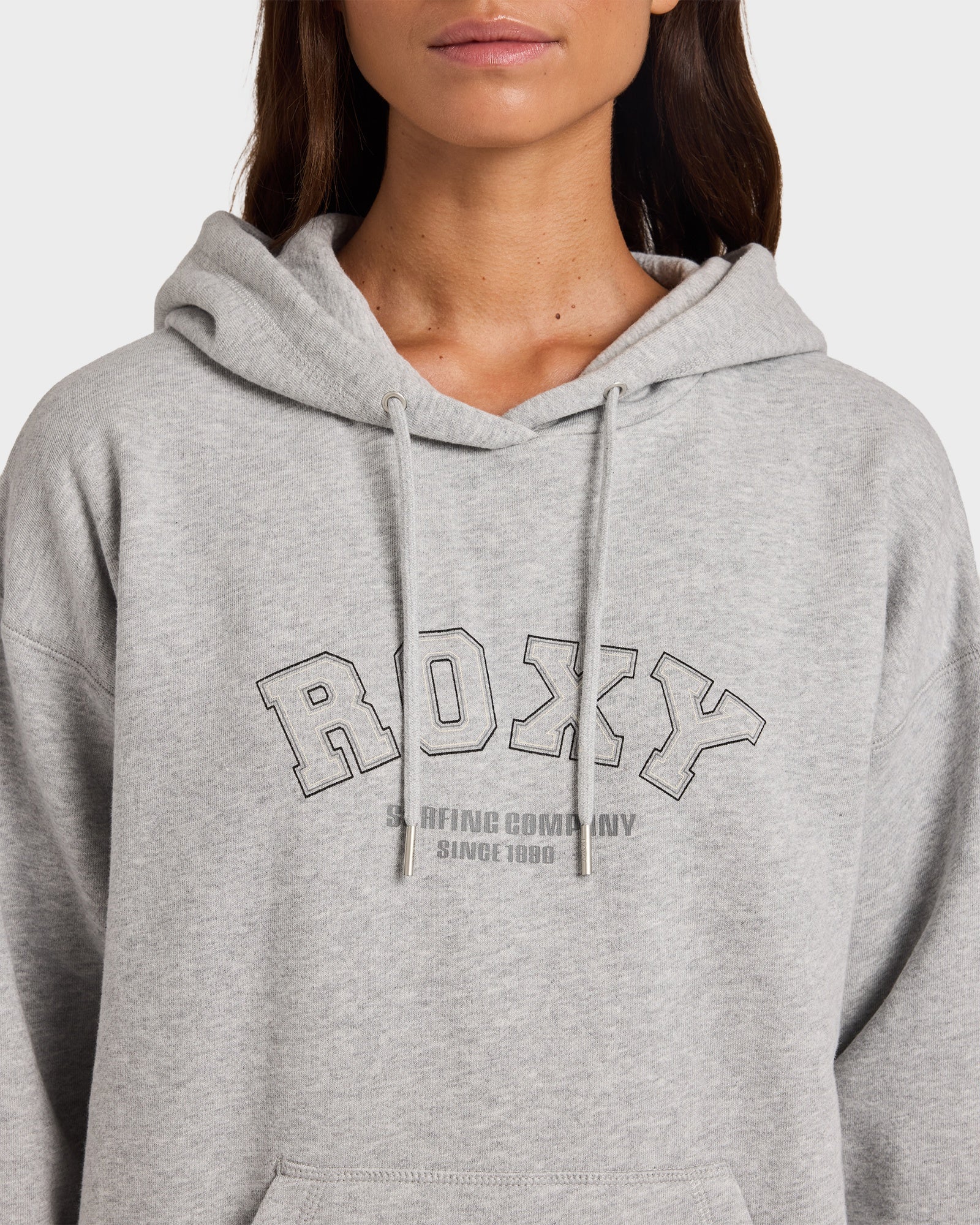 Roxy Dreamy Days Hood Grey Marle - detail view