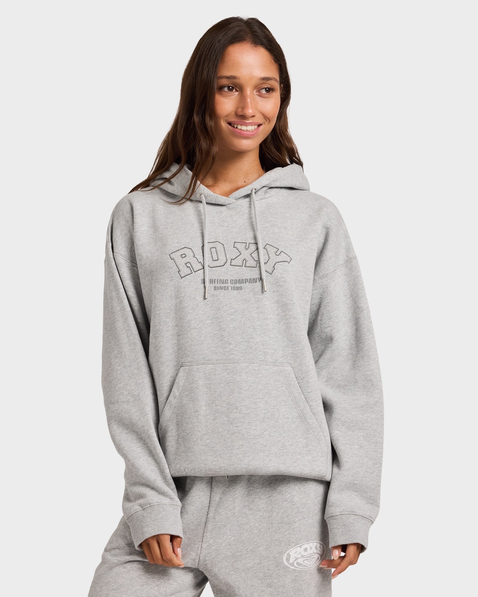 Roxy Dreamy Days Hood Grey Marle - front view