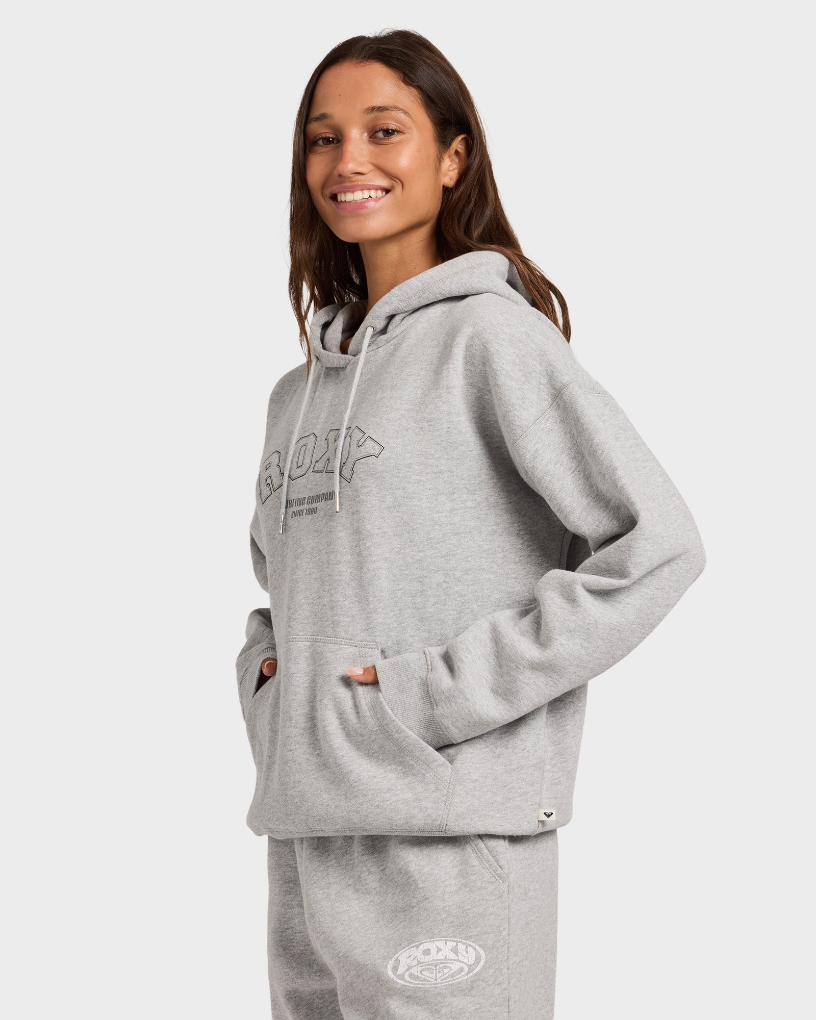 Roxy Dreamy Days Hood Grey Marle - side view