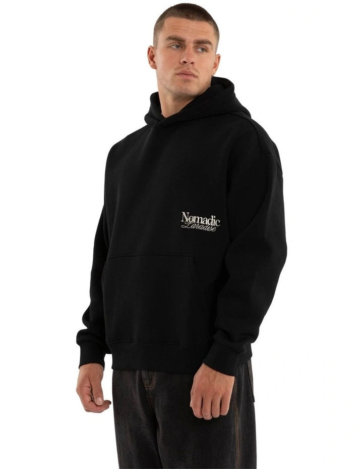 Nomadic Retreat Oversized Hoodie - Black (view 3)
