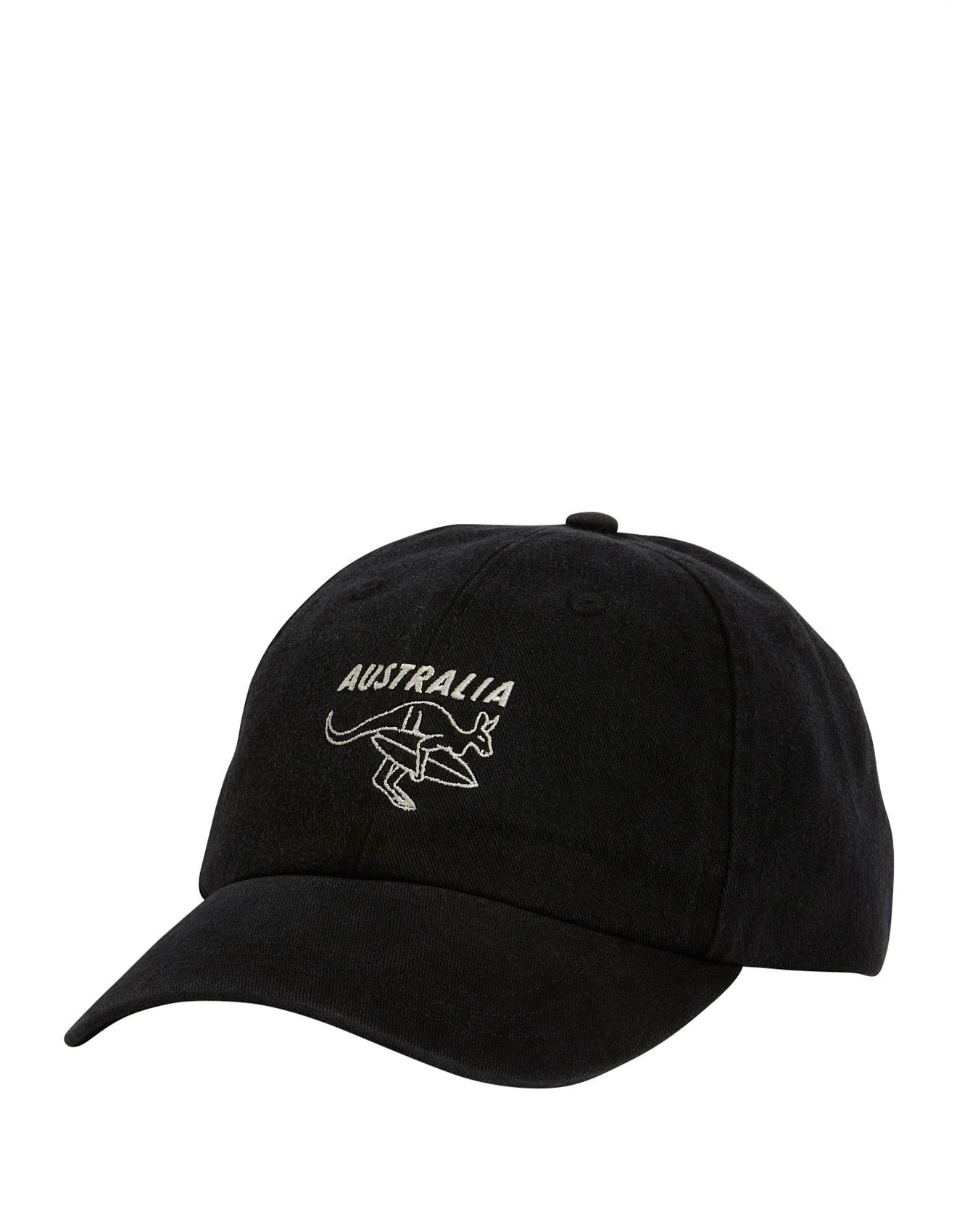 Global Desto 6 Panel Cap - Washed Black Aus