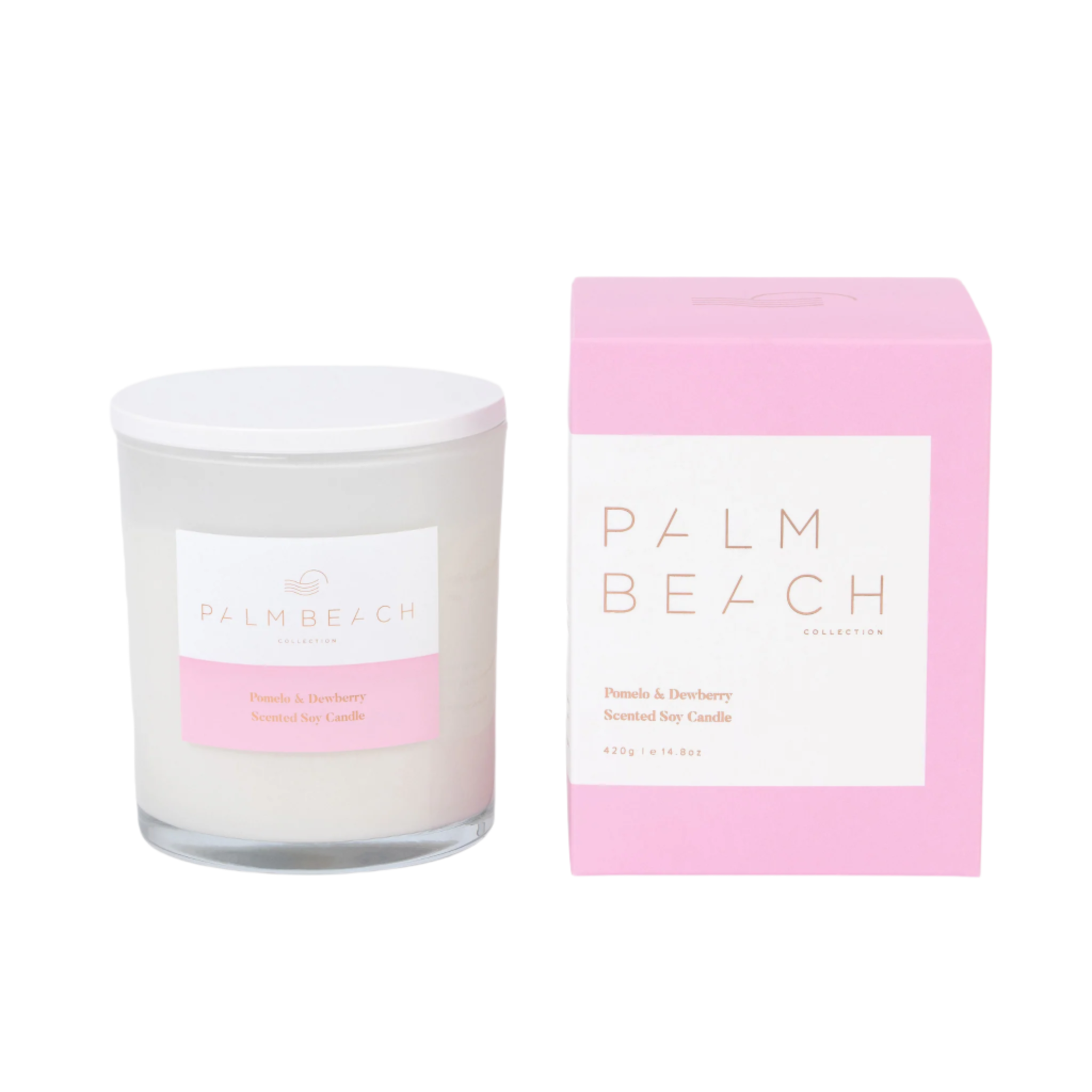 Palm Beach Collection Standard 420g Candle - Pomelo & Dewberry