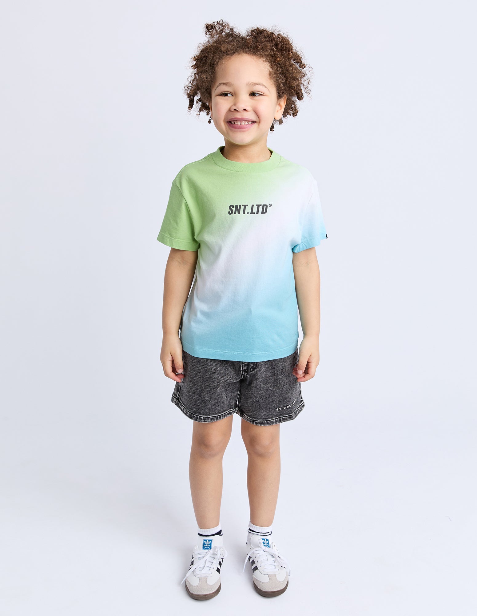 Saint Goliath Fade Tee - Green - Kids (view 2)