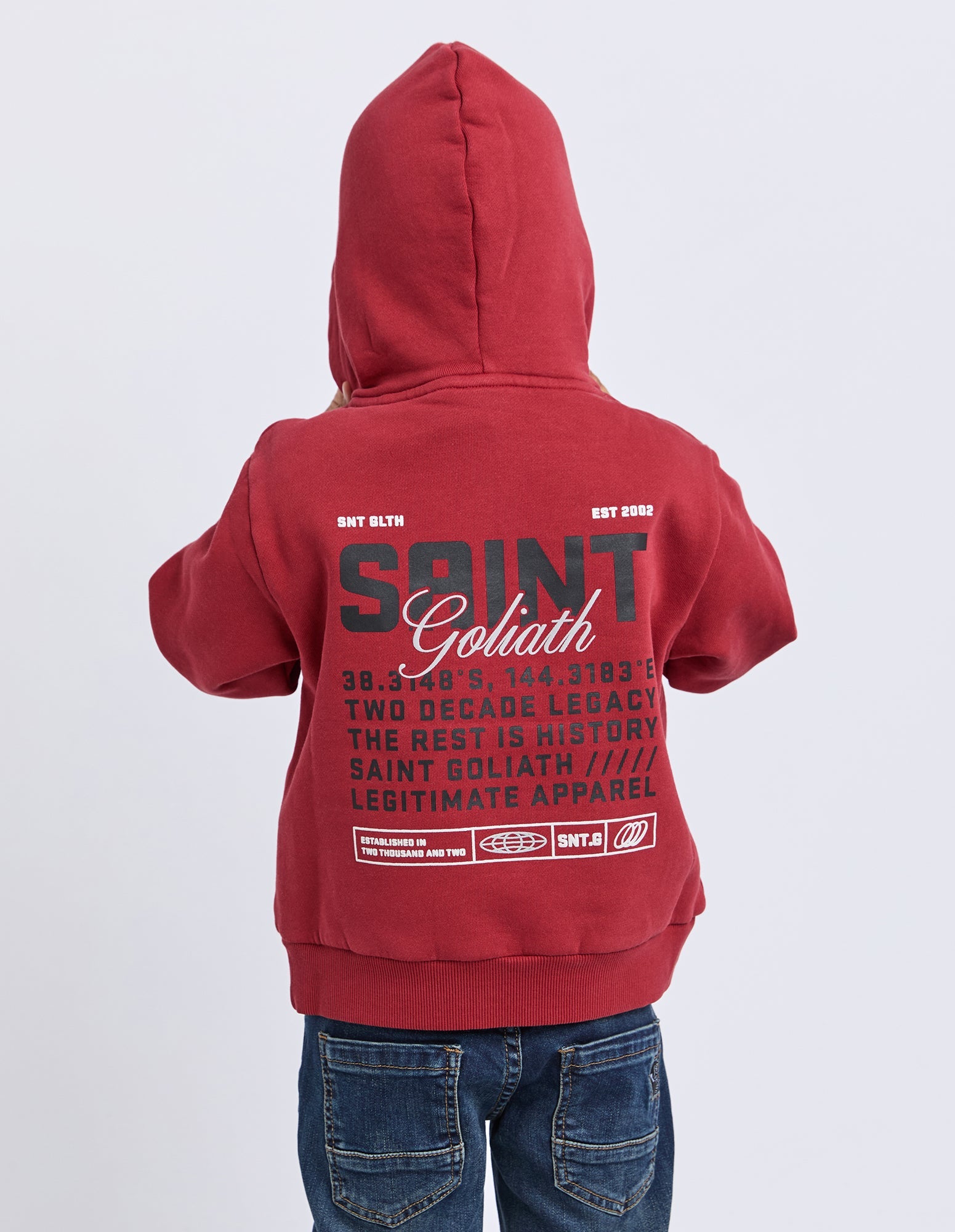 Upside Hoodie - Kids - Red