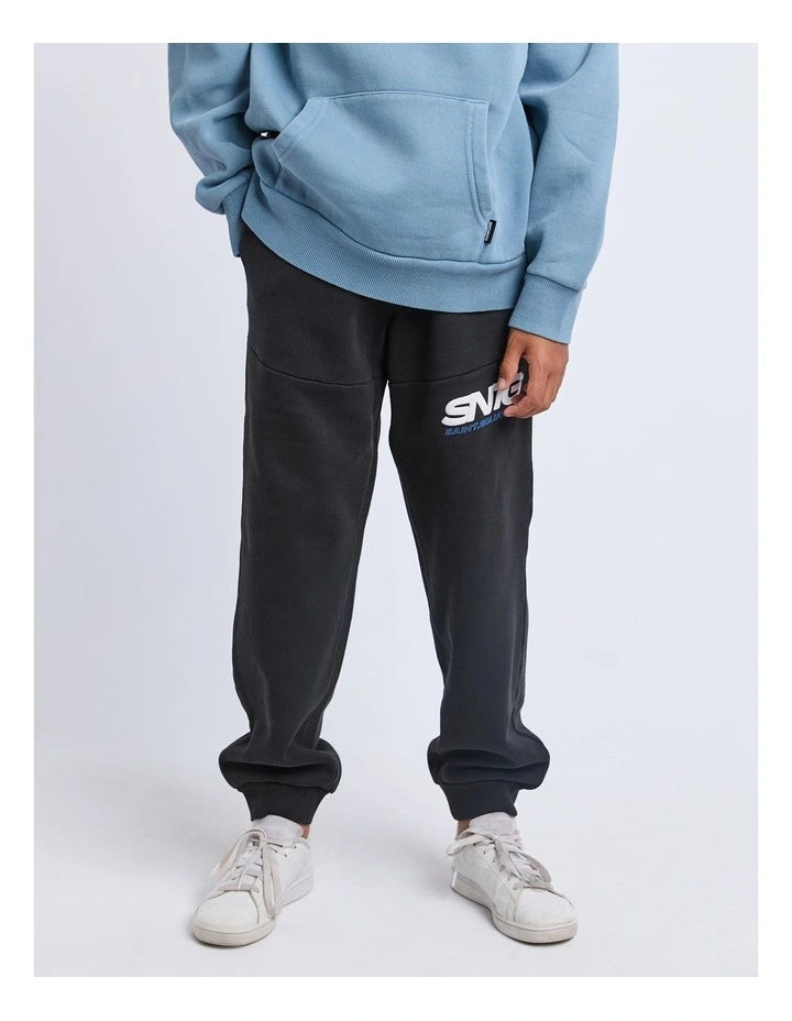 Saint Goliath Challenger Track Pant (Kids) - Washed Black
