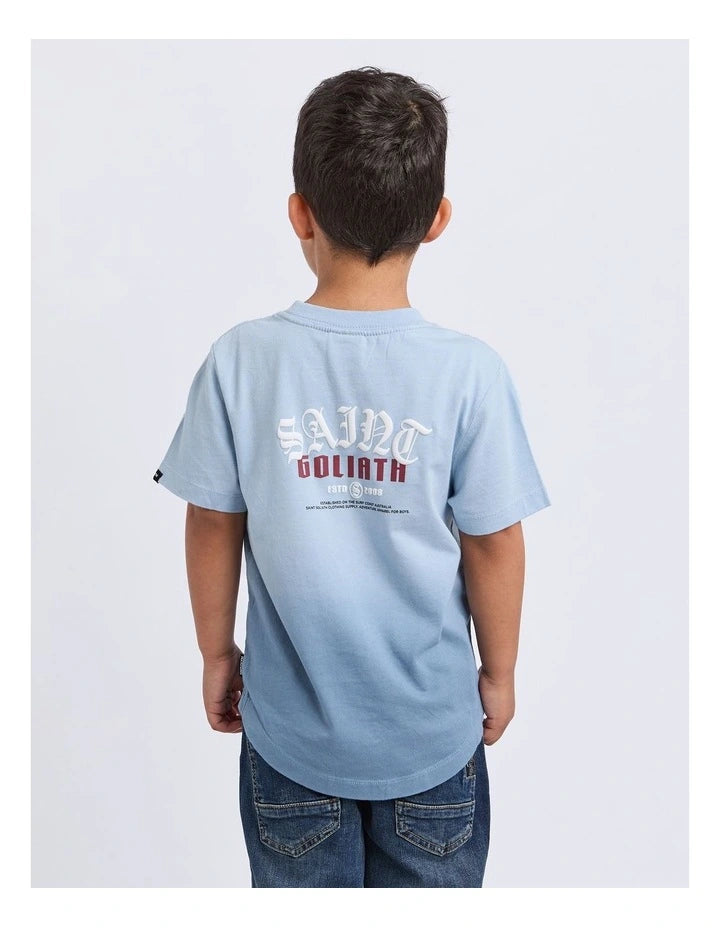 Saint Goliath Two Tone Tee - Blue (Kids) (view 2)