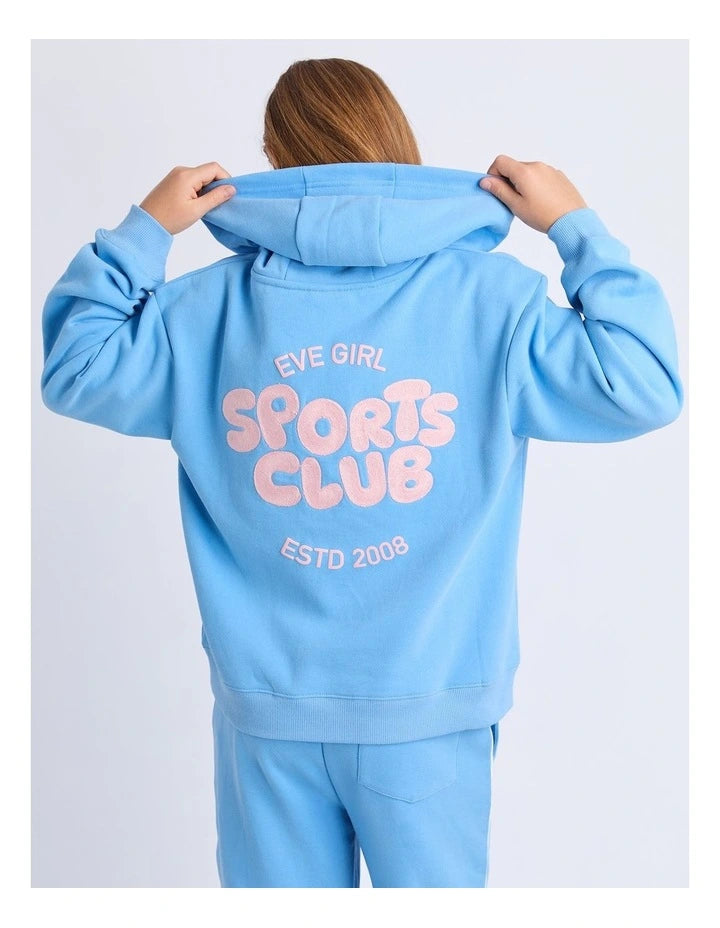 Eve Girl Sports Club Hoodie - Blue (view 2)