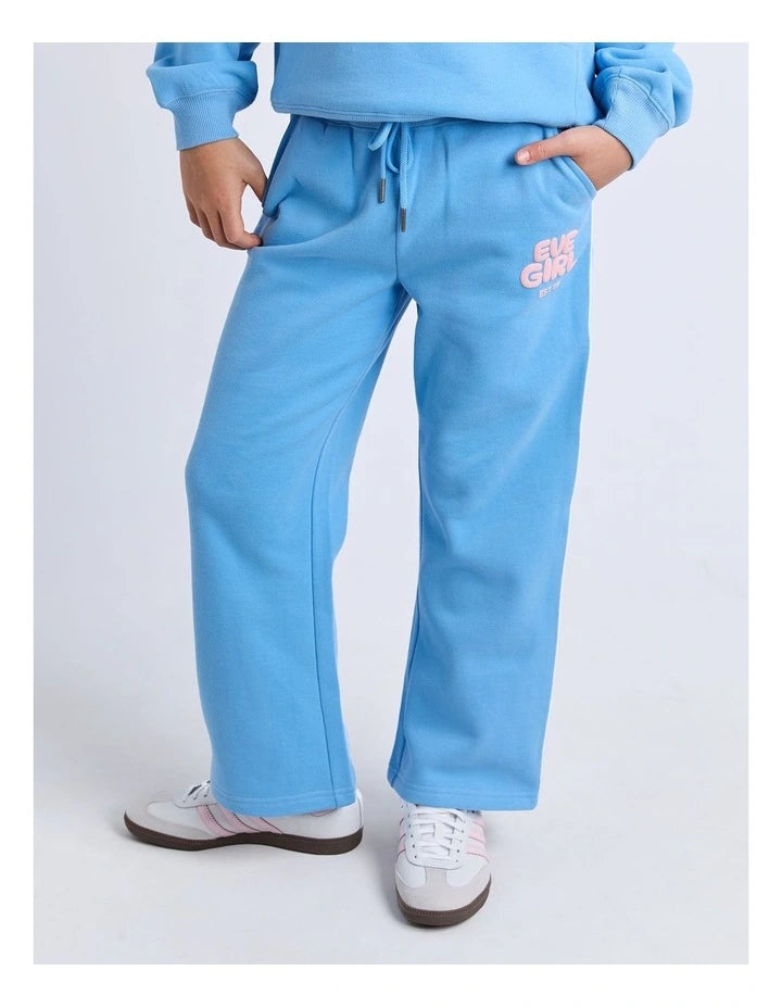 Eve Girl Sports Club Flare Trackpant - Blue