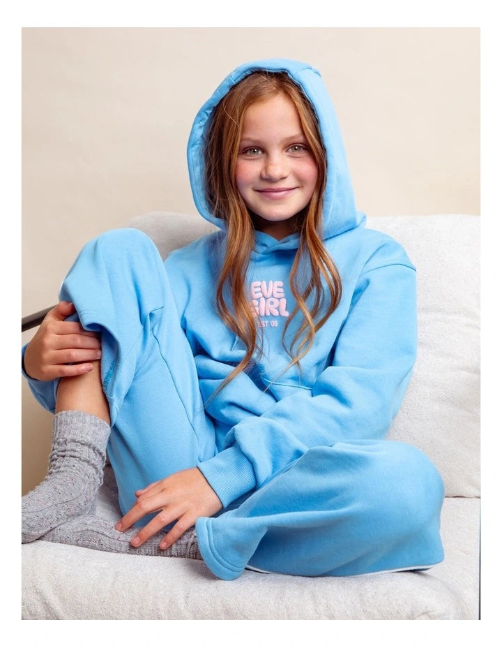Eve Girl Sports Club Flare Trackpant - Blue (view 2)