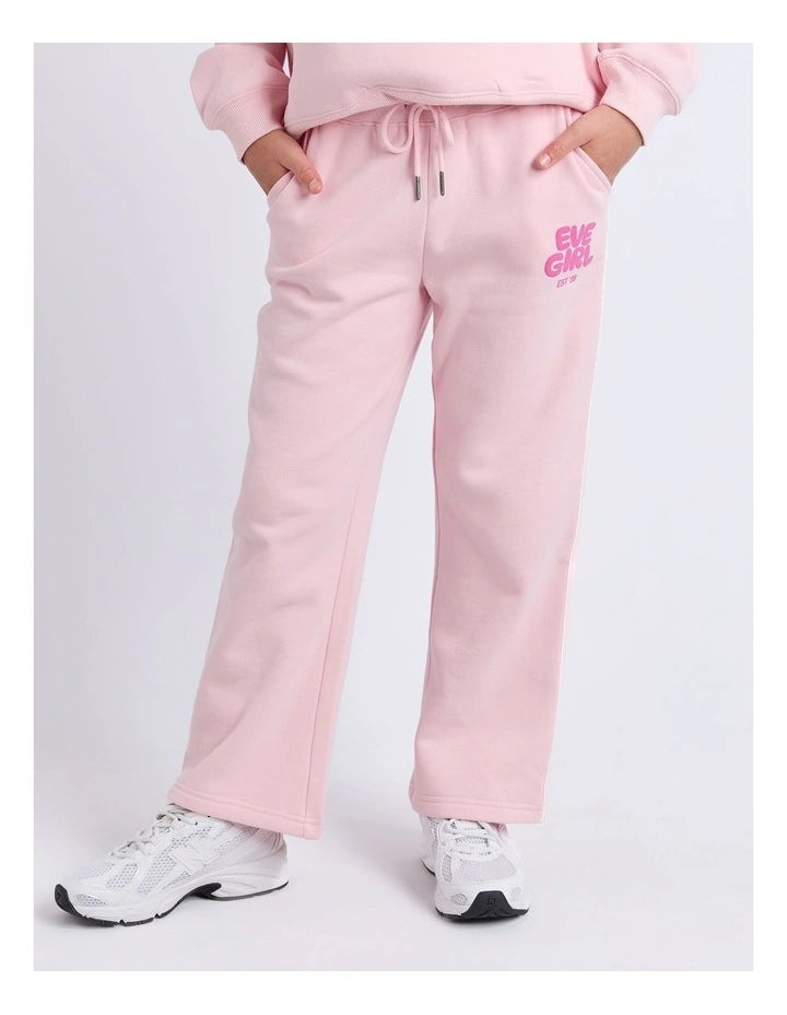 Eve Girl Sports Club Trackpant - Pale Pink