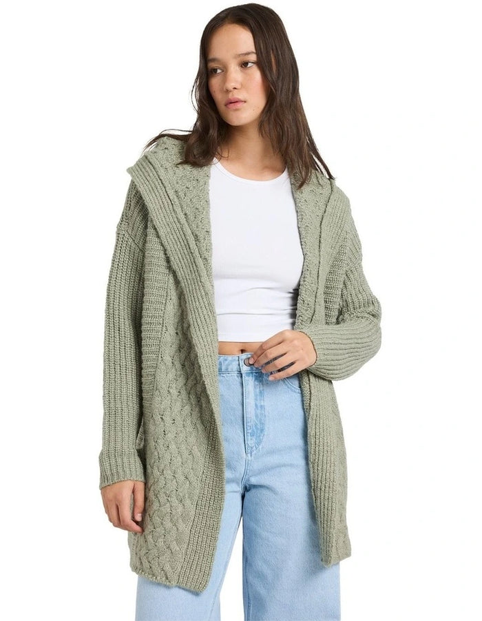 Volcom Homeward Bound Cardigan - Light Army