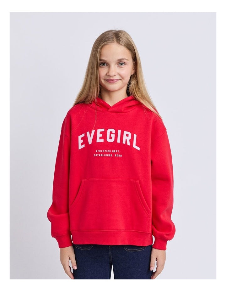 Eve Girl Performance Hoodie Red front