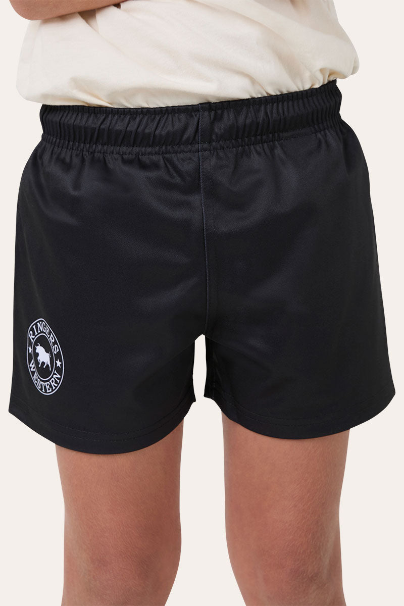 Ringers Kids Footy Short - Black