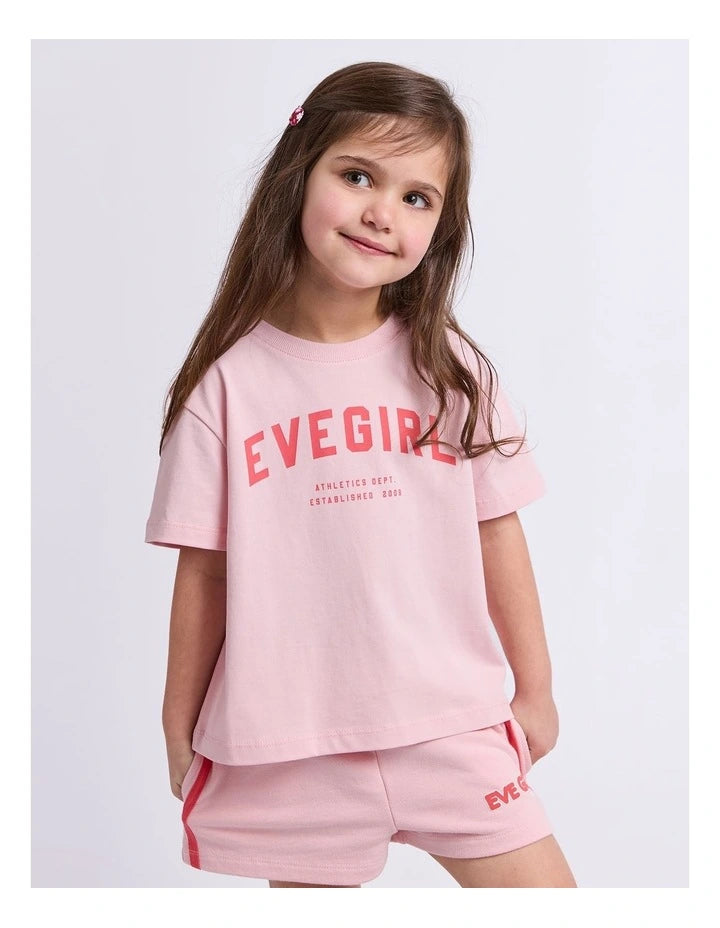 Motion Tee - Pale Pink / Pink