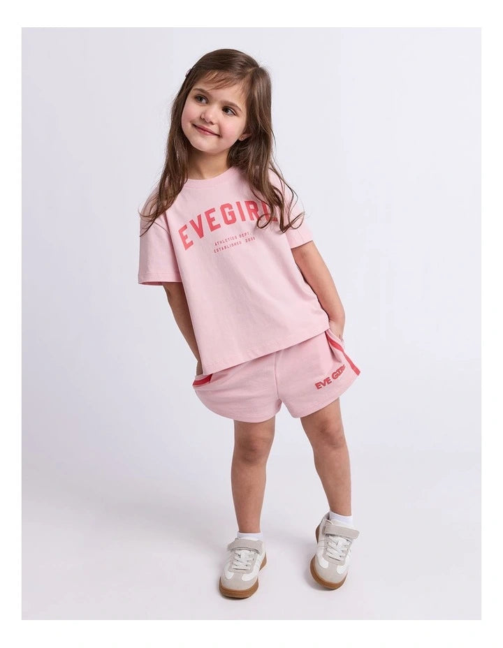 Motion Tee - Pale Pink / Pink