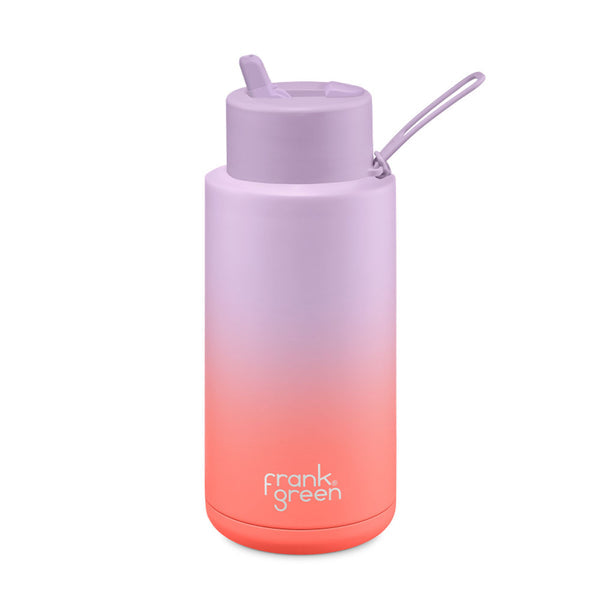 1L / 34oz - Ceramic Reusable Gradient Flip Bottle
