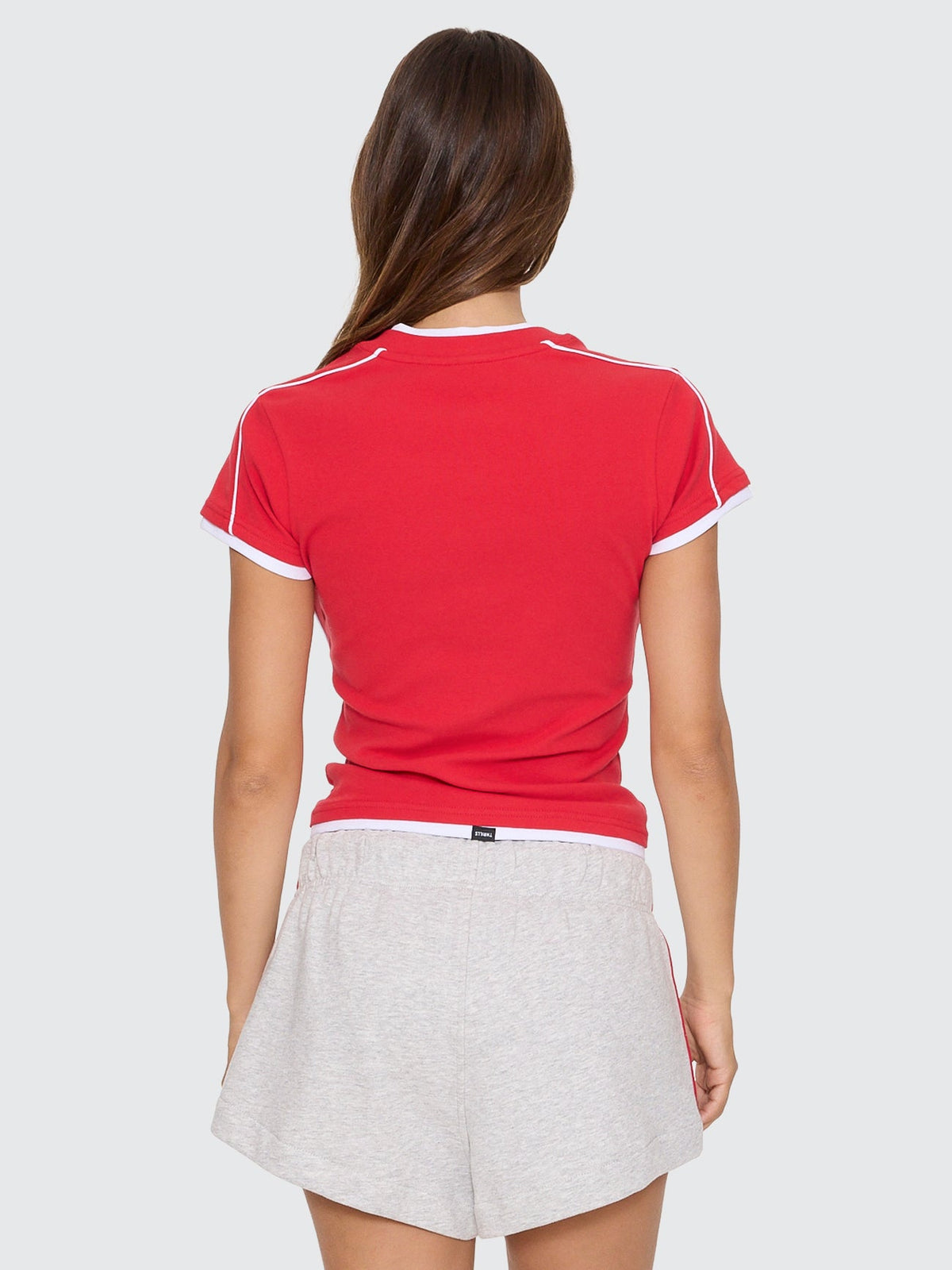 Thrills Tournament Of Roses Club Tee winning red detail