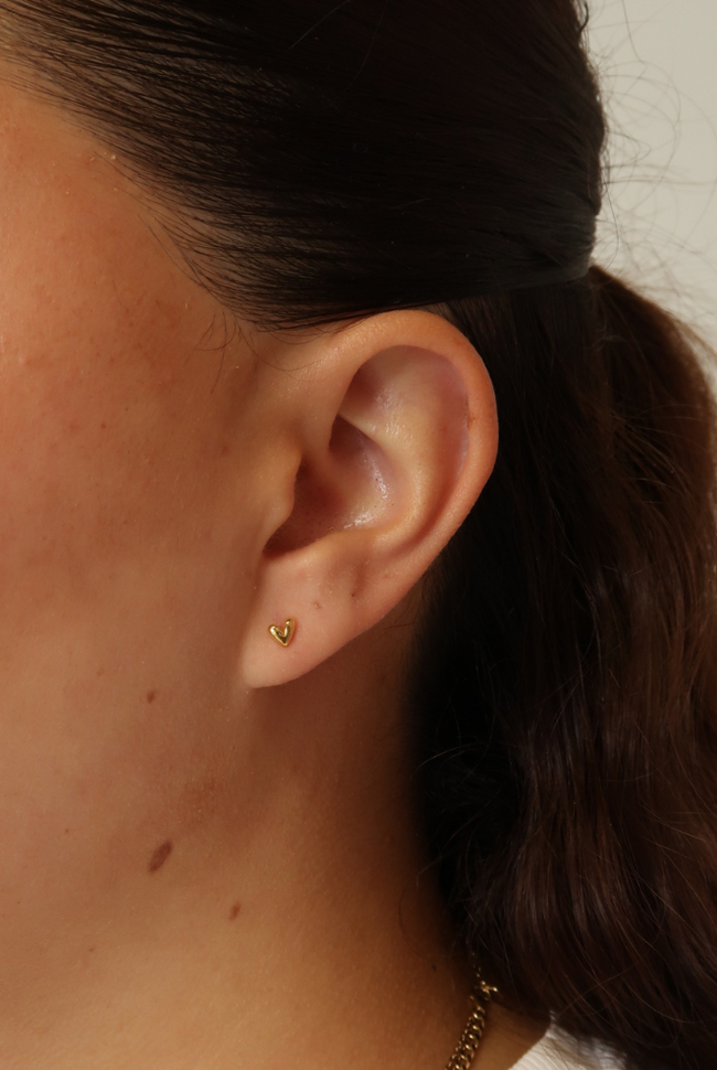 Zafino Nora Stud Earring - 925 - Gold (view 2)