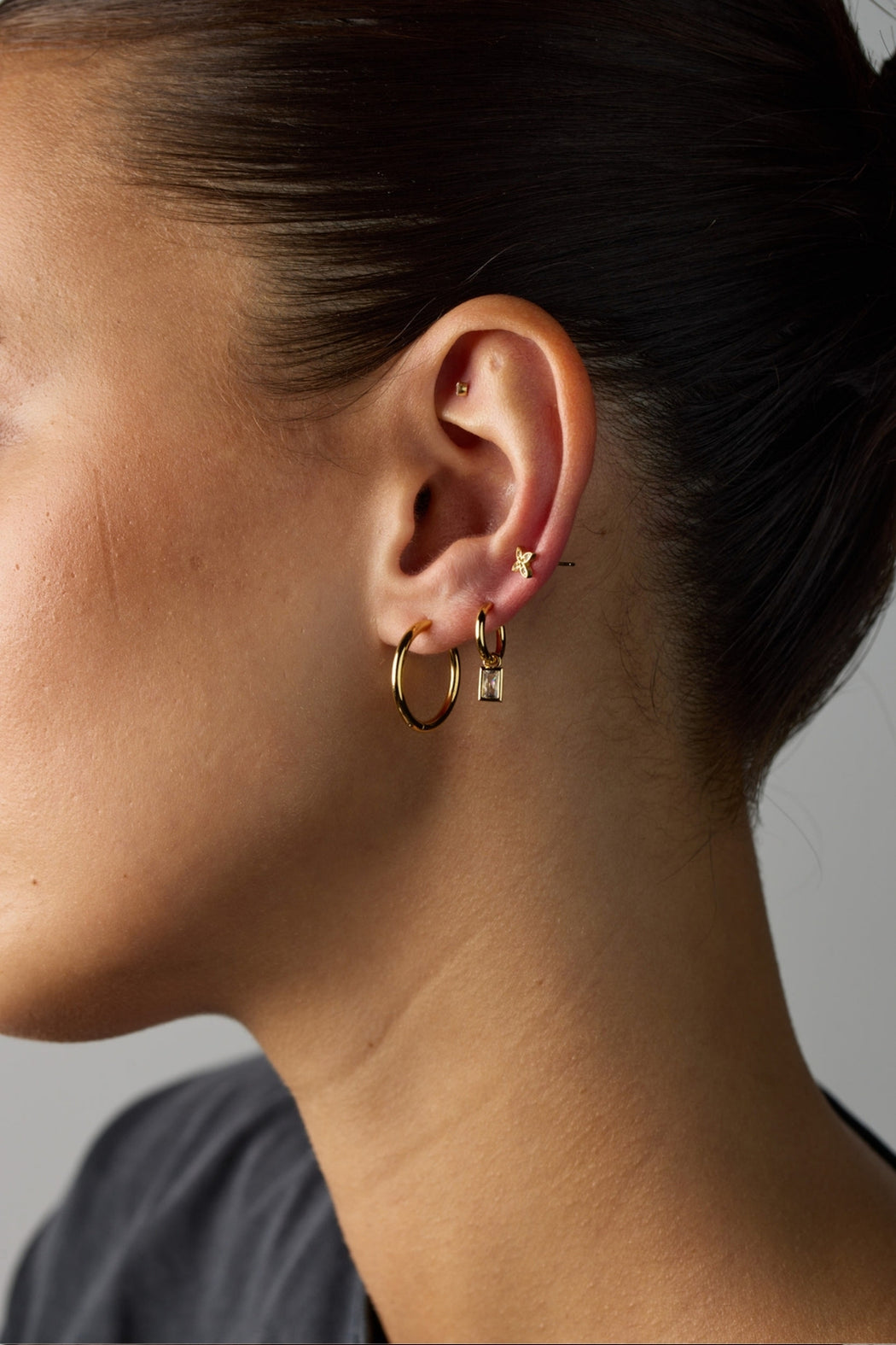 Zafino Flower Stud - Silver