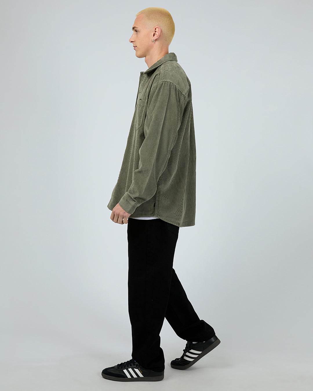Cord Over Shirt - Khaki