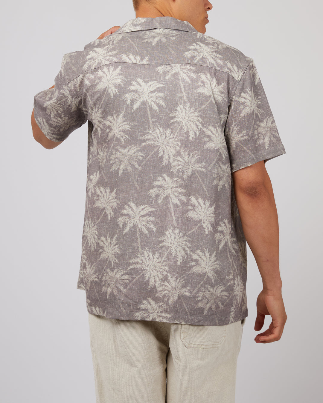 Spike Palm Shirt - Grey