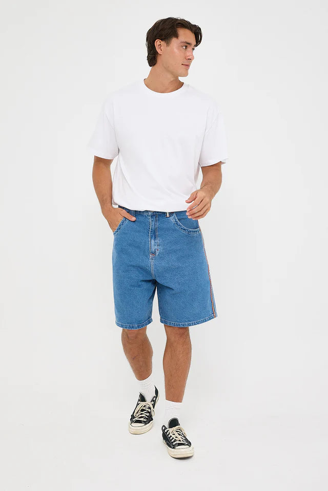 Rusty Flip Daddy 2.0 Jort - Middy Blue