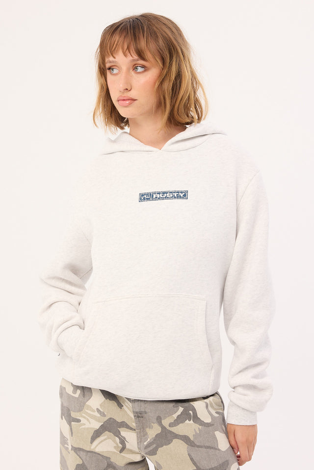Essentials Oversized Hooded Fleece - Ecru Marle