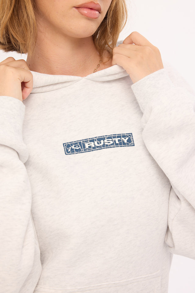 Essentials Oversized Hooded Fleece - Ecru Marle