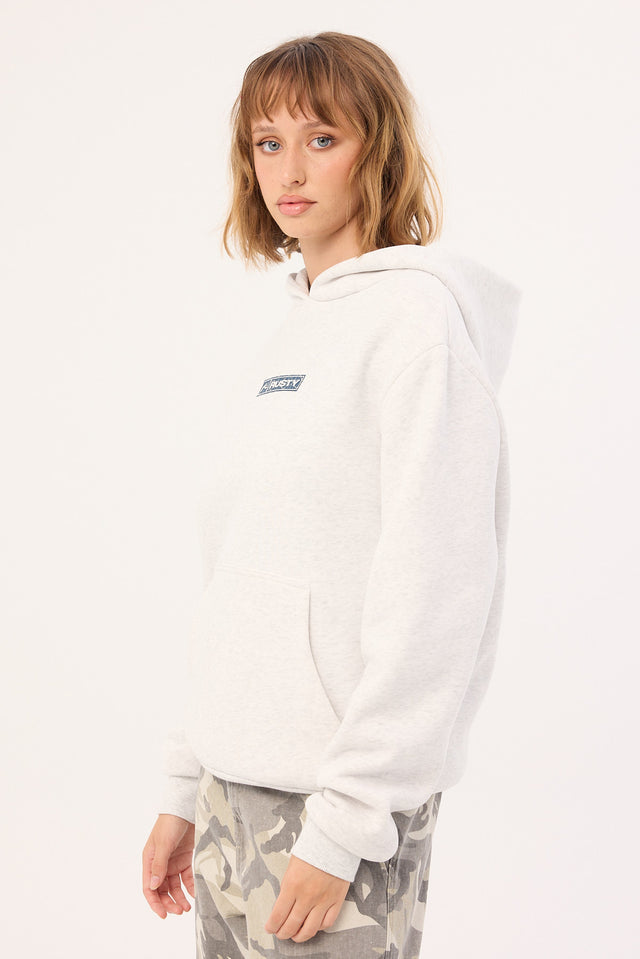 Essentials Oversized Hooded Fleece - Ecru Marle