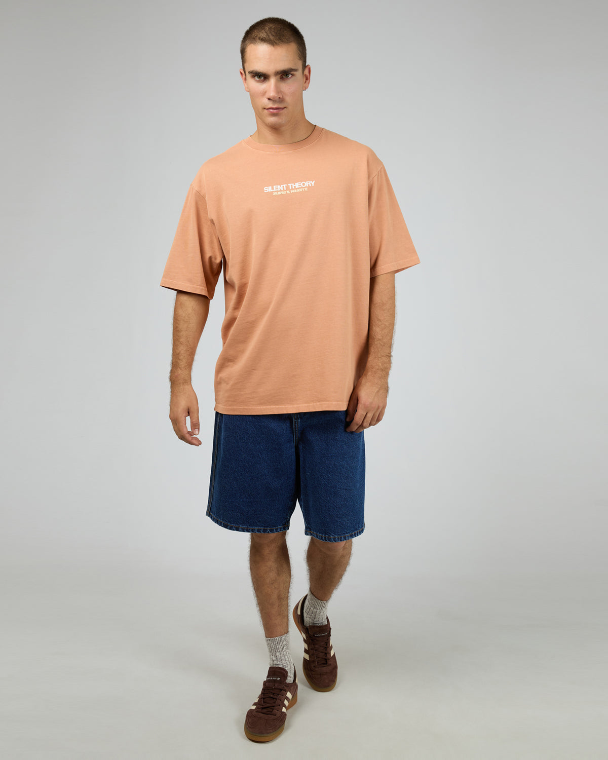 Silent Theory Complacent Box Tee - Orange (view 2)