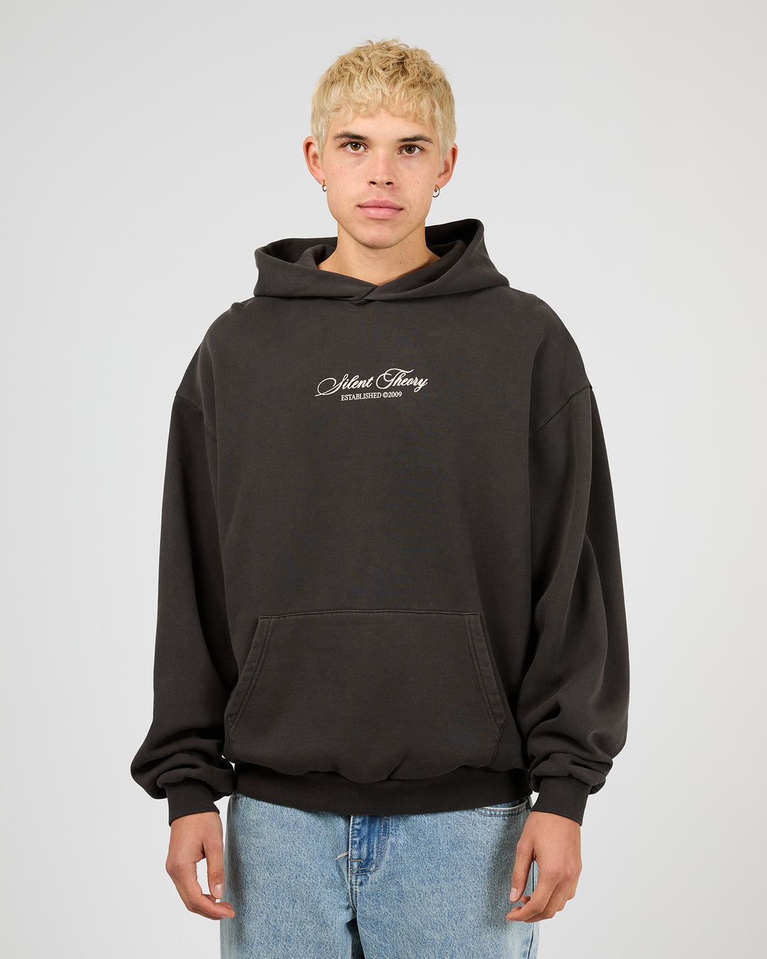 Silent Theory Stride Hoodie - Charcoal