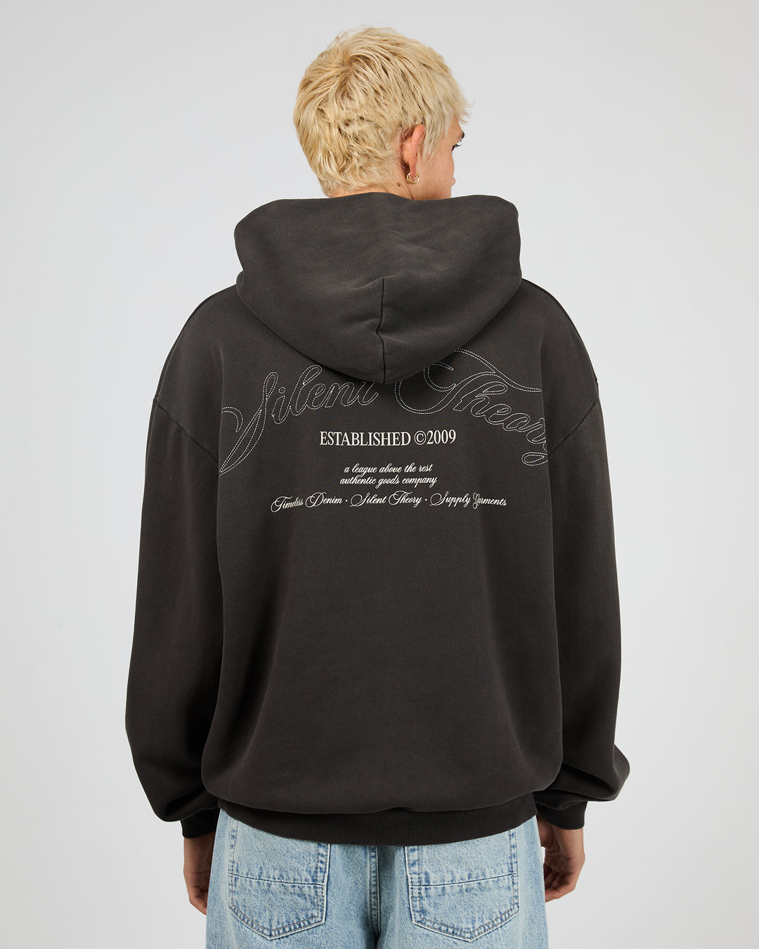 Silent Theory Stride Hoodie - Charcoal (view 2)