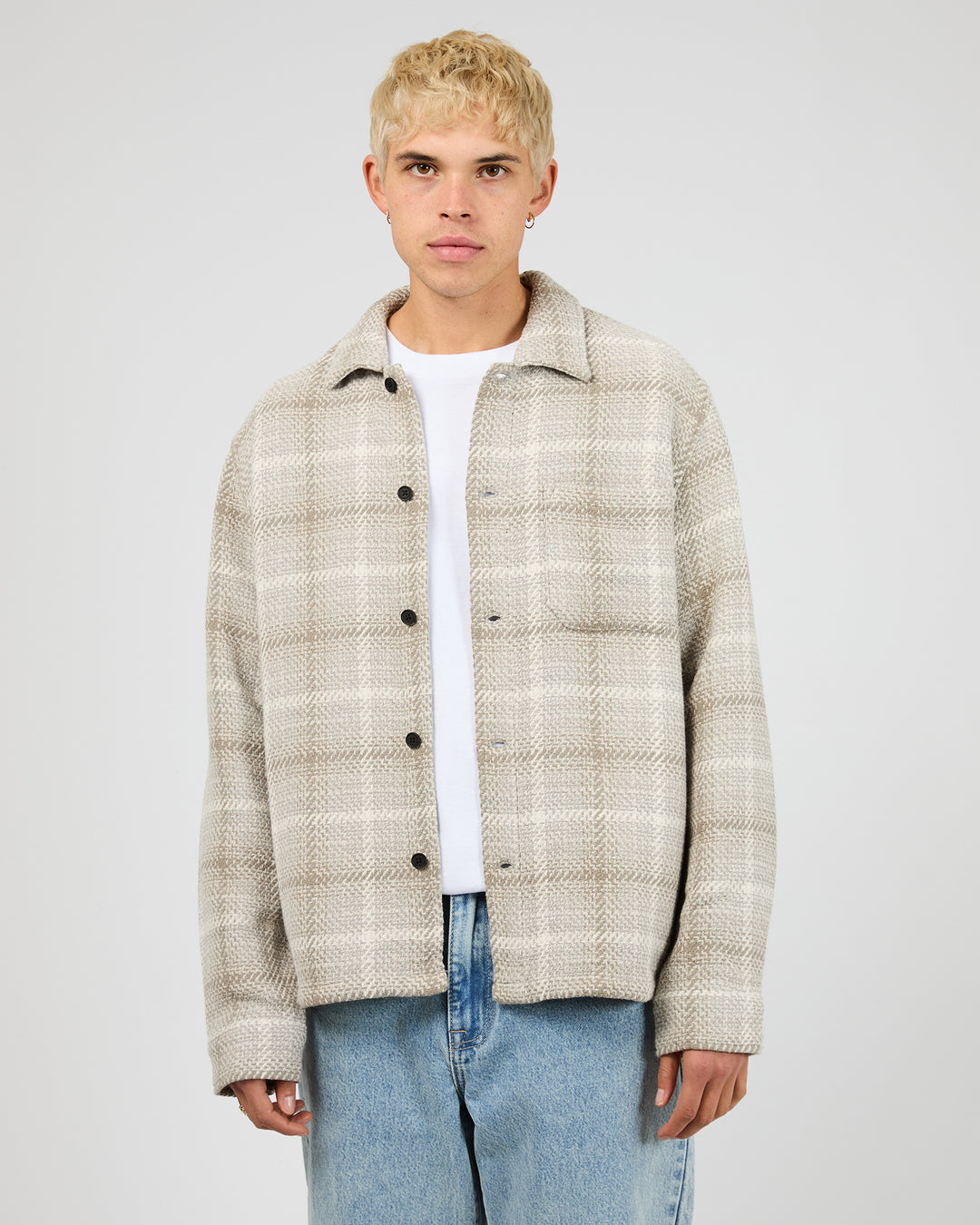 Silent Theory Stature Overshirt - Grey