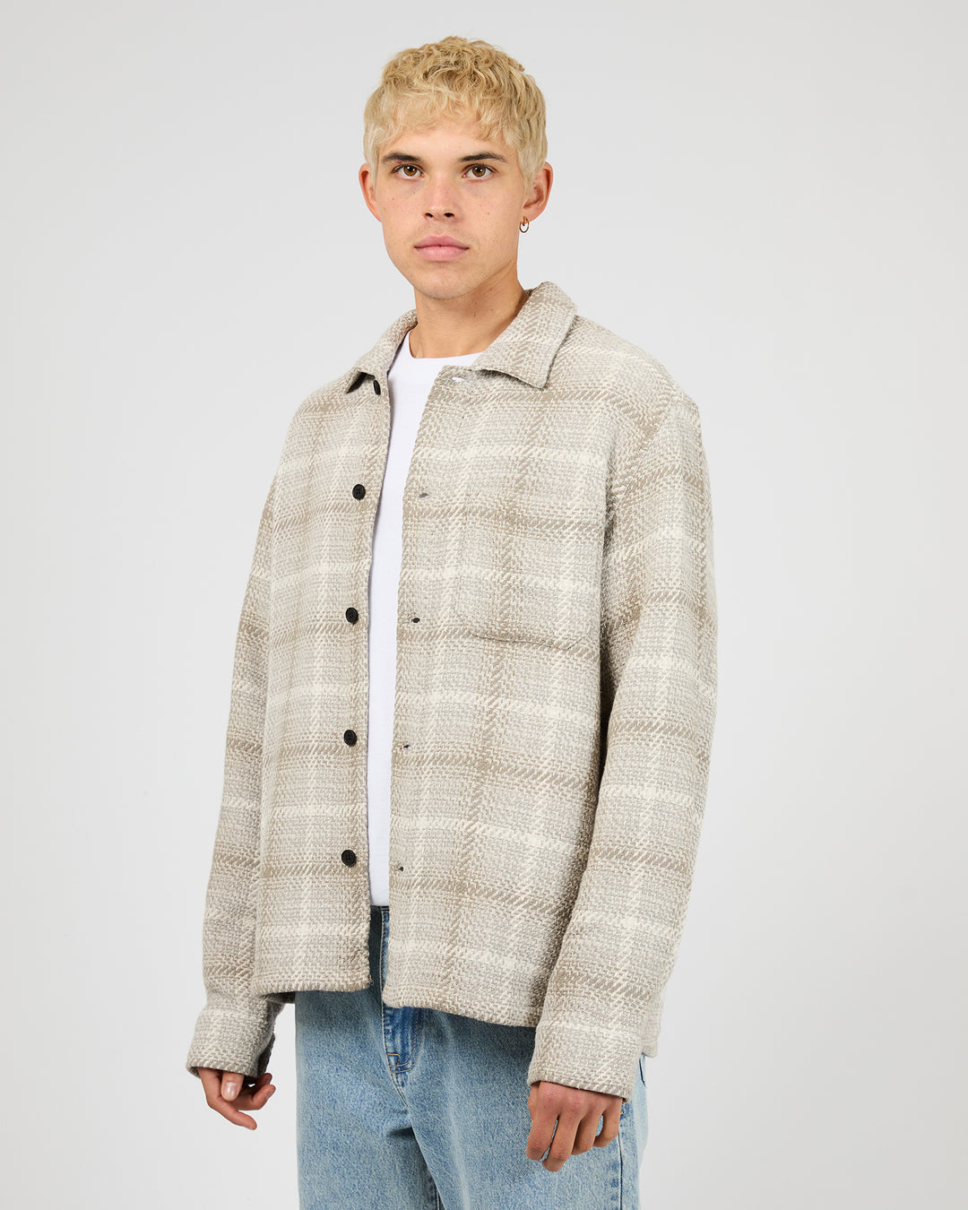 Silent Theory Stature Overshirt - Grey (view 4)