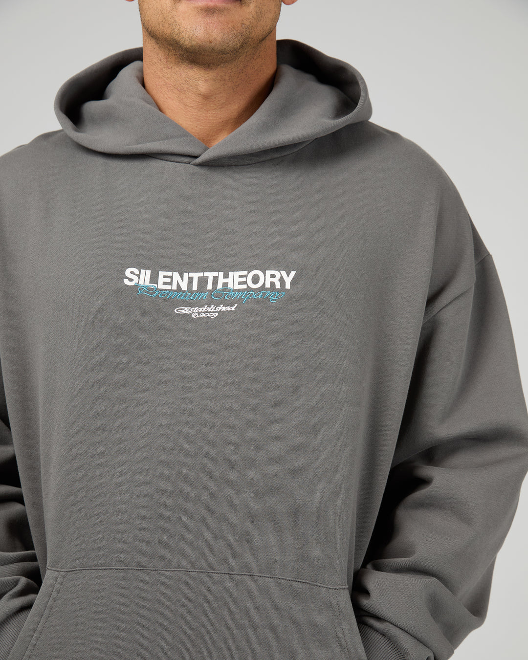 Silent Theory Echo Hoodie - Coal (view 2)