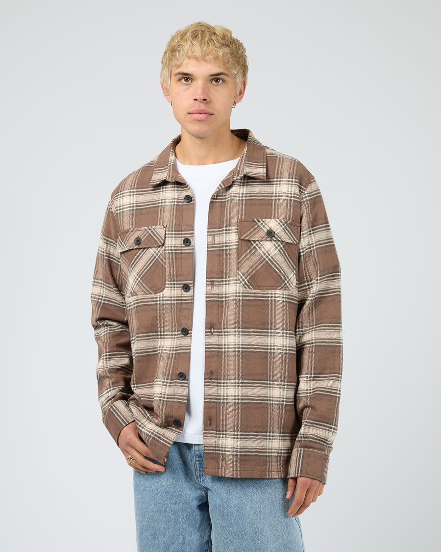 Silent Theory Ranger Flannel Shirt - Chocolate
