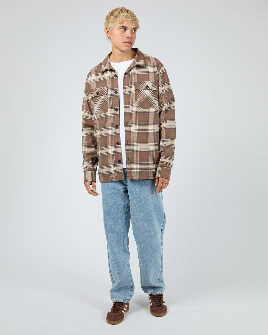 Silent Theory Ranger Flannel Shirt - Chocolate (view 2)
