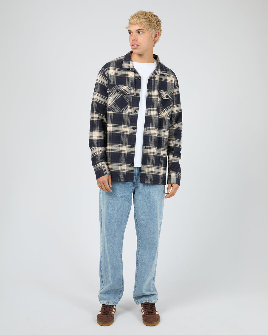 Silent Theory Ranger Flannel Shirt - Navy (view 2)