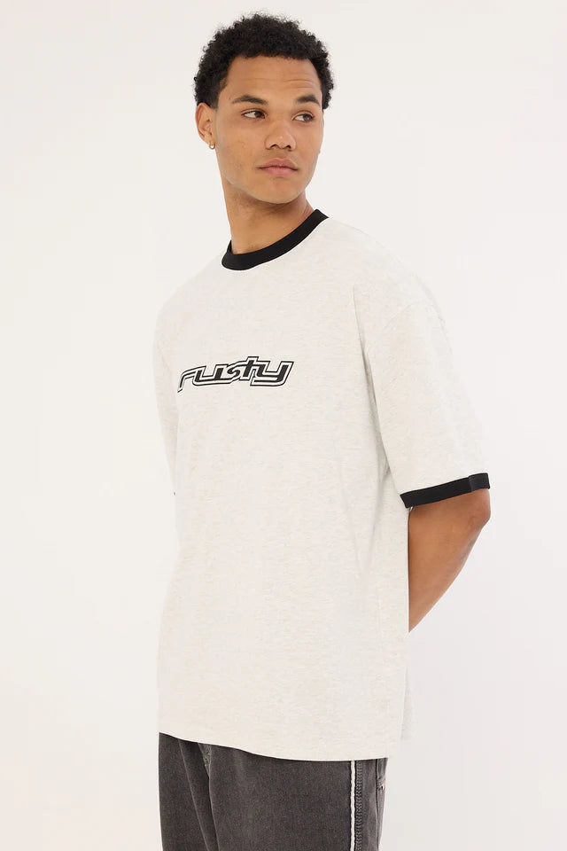Dead Ringer Short Sleeve Tee - Ecru Marle