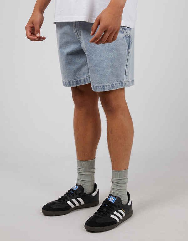 Rider Denim Short - Bleach Blue