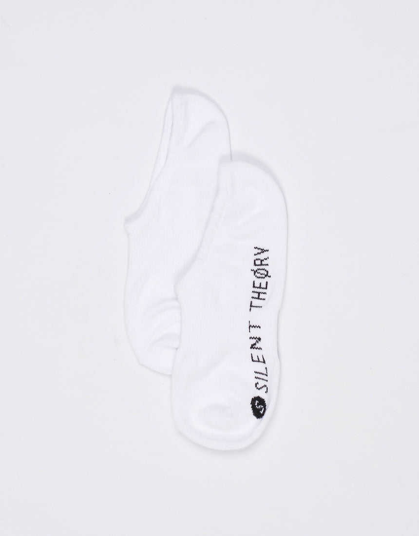 Silent Theory No Show Sock 3 Pack White