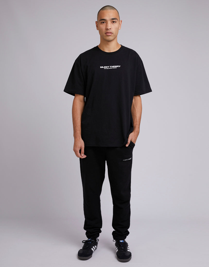 Silent Theory Essential Theory Tee - Black (view 2)